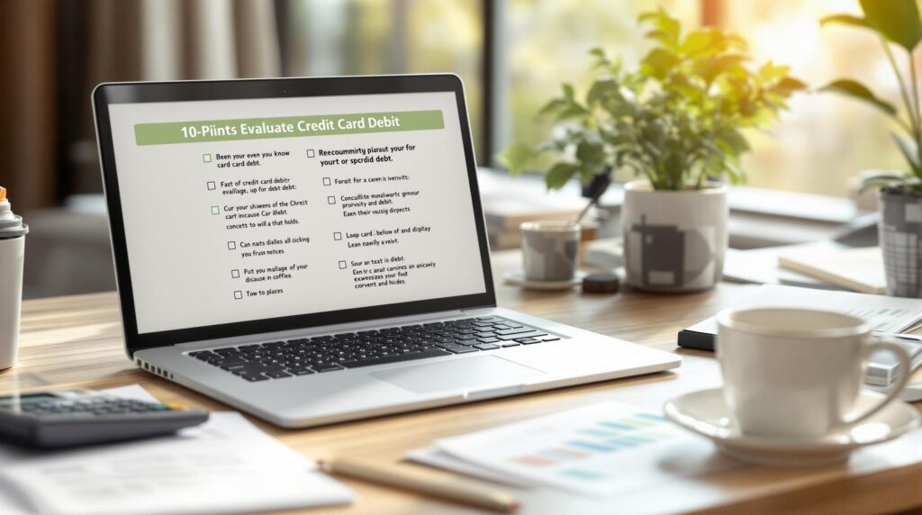10-Point Checklist: Evaluating Your Credit Card Debt Situation