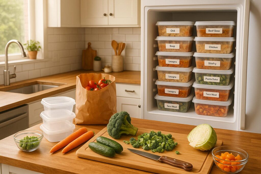 How Freezer Cooking Saves Money on Groceries