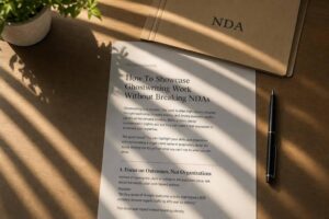 How To Showcase Ghostwriting Work Without Breaking NDAs